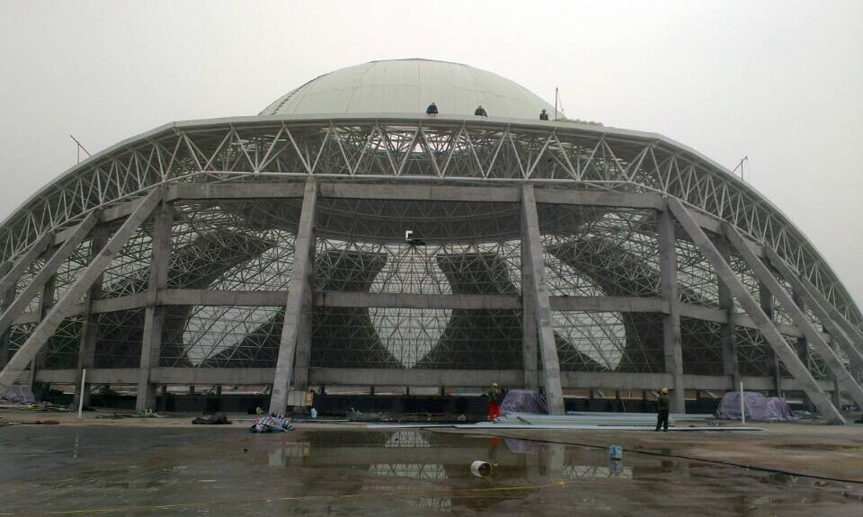 溧阳温泉馆网架工程